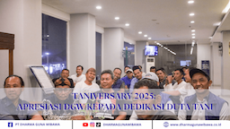 TANIVERSARY 2025: APRESIASI DGW KEPADA DEDIKASI DUTA TANI
