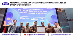 PENCATATAN PERDANA SAHAM PT DELTA GIRI WACANA TBK DI BURSA EFEK INDONESIA